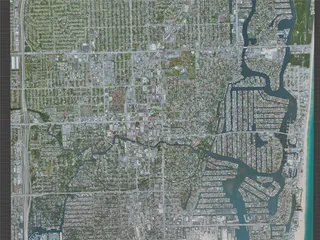 Fort Lauderdale City, USA (2021) 3D Model preview