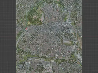 Lille City, France (2021) 3D Model preview