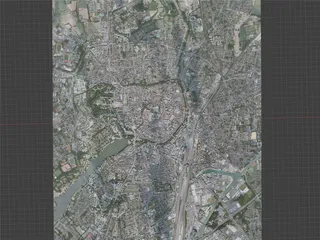 Munster City, Germany (2021) 3D Model preview