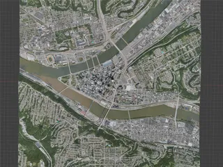Pittsburgh City, USA (2021) 3D Model preview