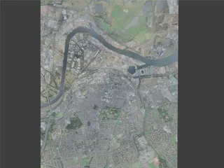 Middlesbrough City, UK (2021) 3D Model preview