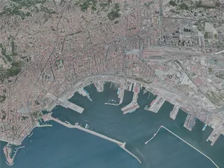 Naples City, Italy (2021) 3D Model preview