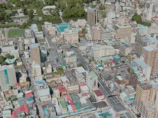 Odawara City, Japan (2021) 3D Model preview
