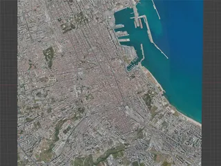 Palermo City, Italy (2021) 3D Model preview