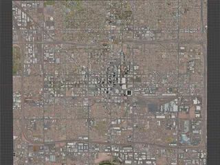 Phoenix City, USA (2021) 3D Model preview