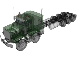 Kenworth C500 Chassis (2005) 3D Model preview