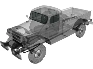 Dodge Power Wagon (1971) 3D Model preview