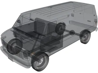 GMC Vandura (1987) 3D Model preview