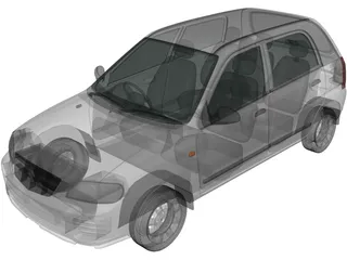 Suzuki Maruti Alto (2011) 3D Model preview