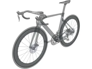 Road Bicycle 3D Model preview