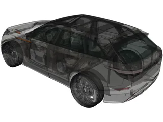 Range Rover Velar (2018) 3D Model preview