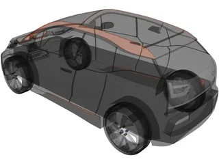 BMW i3 3D Model preview