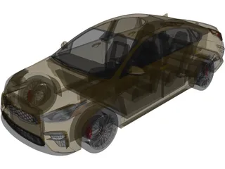 Kia Forte GT (2019) 3D Model preview