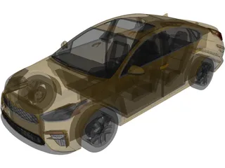 Kia Forte (2019) 3D Model preview