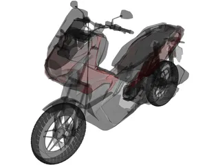 Honda ADV 150 3D Model preview