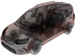 Renault Kangoo (2021) 3D Model preview
