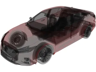 Nissan Maxima (2019) 3D Model preview