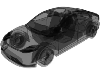 Sony Vision S (2020) 3D Model preview