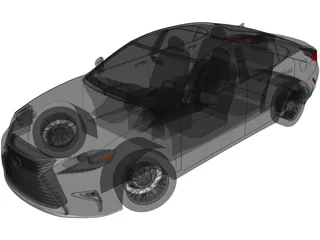 Lexus ES350 (2016) 3D Model preview