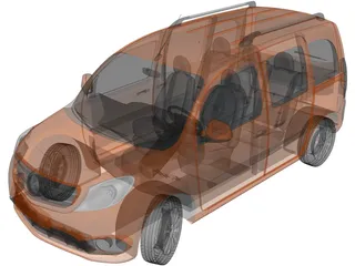 Mercedes-Benz Citan (2013) 3D Model preview