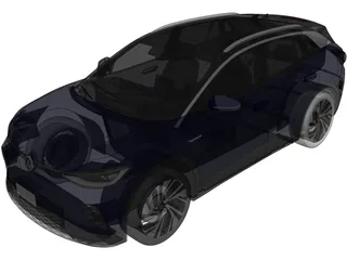 Volkswagen ID.4 (2021) 3D Model preview