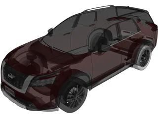 Nissan Pathfinder (2022) 3D Model preview