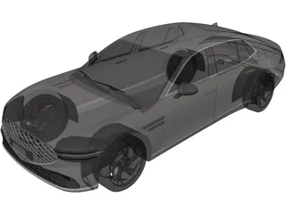 Genesis G90 (2022) 3D Model preview