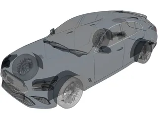 Genesis G70 Shooting Brake (2022) 3D Model preview