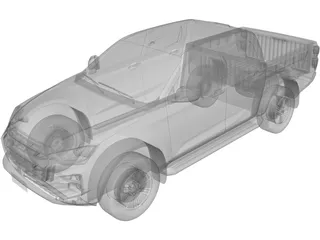 Isuzu D-Max (2021) 3D Model preview