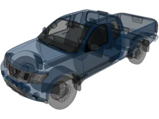 Nissan Frontier (2014) 3D Model preview