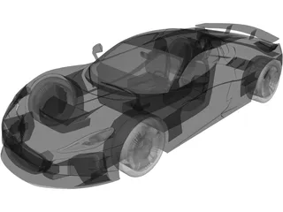 Rimac Nevera (2021) 3D Model preview