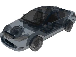 BYD F3 (2013) 3D Model preview