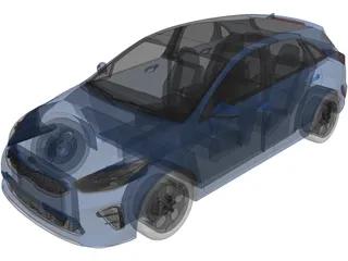Kia Ceed Hatchback (2019) 3D Model preview
