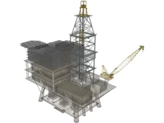Tender Rig 3D Model preview