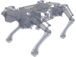 Quadruped 3D Model preview
