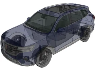 Roewe RX5 Max (2019) 3D Model preview