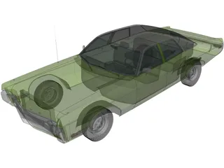 Dodge Polara (1970) 3D Model preview