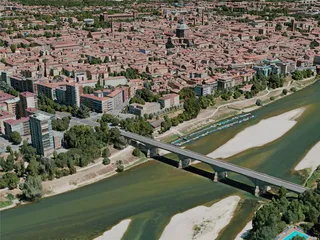 Pavia City, Italy (2021) 3D Model preview