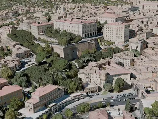 Perugia City, Italy (2021) 3D Model preview