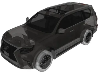 Lexus GX460 (2020) 3D Model preview