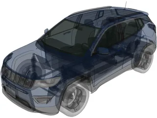 Jeep Compass (2016) 3D Model preview