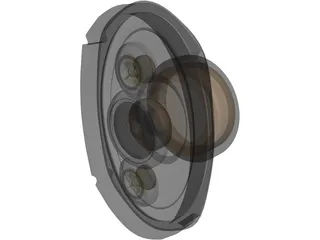 6x9 Jet Sound Speaker 3D Model preview