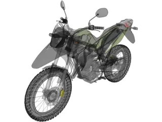 Honda XRE 300 3D Model preview
