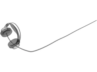 AKG Headphones K-872 3D Model preview