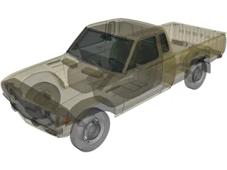 Datsun 620 KingCab (1977) 3D Model preview