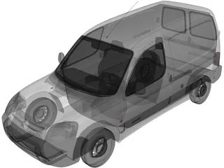 Citroen Berlingo (2002) 3D Model preview