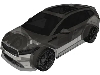 Skoda Enyaq iV (2022) 3D Model preview
