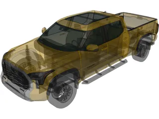Toyota Tundra SR5 TRD-Offroad (2022) 3D Model preview