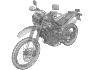 Suzuki DR650SE 3D Model preview