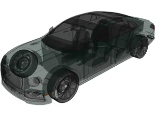 Bentley Flying Spur Hybrid (2022) 3D Model preview